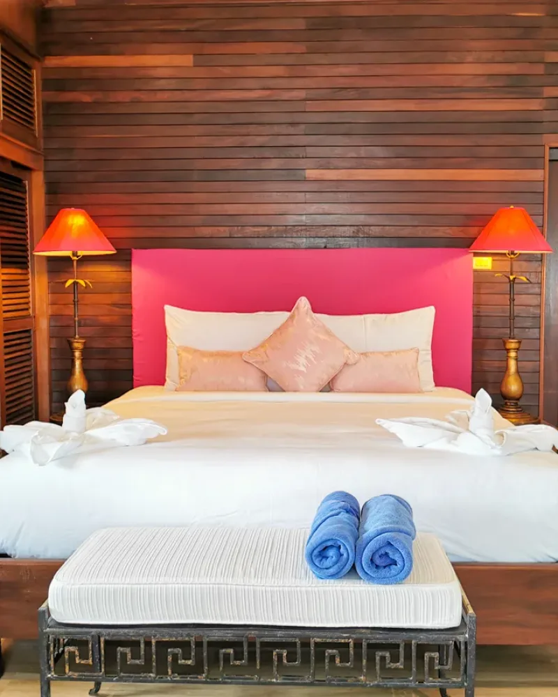 koh samui luxury villas Sea View Villa A bedroom