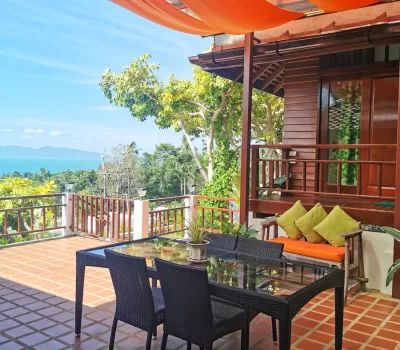 Sea View Villa E open living space