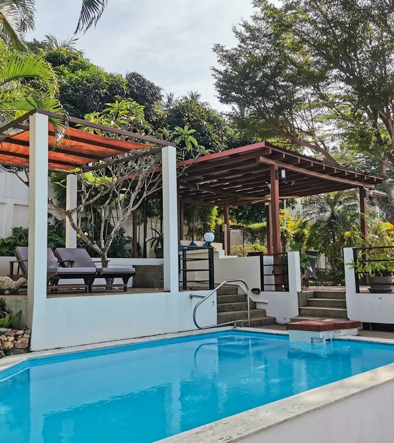 Santisook Luxury Villa E (3) Sea View Villa E pool area